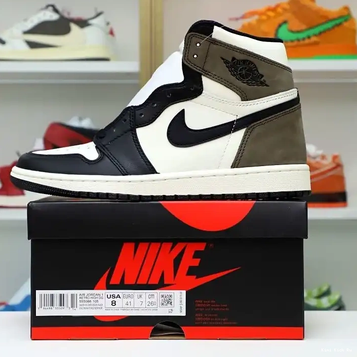 HIGH 1 JORDAN Kimikick MOCHA' OG AIR 'DARK RETRO 0713